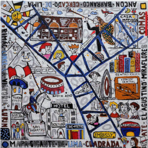 MAPA GIGANTE DE LIMA CUADRADA